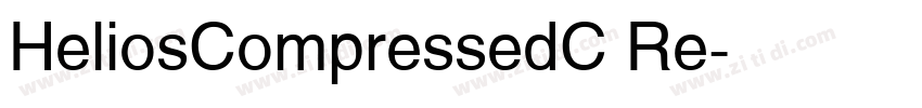 HeliosCompressedC Re字体转换